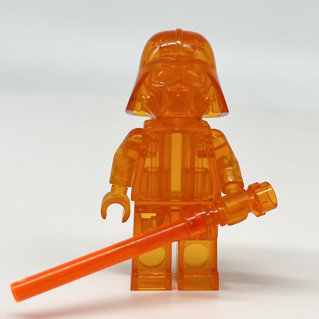 LEGO Prototype Trans Orange Darth Vader Monochrome