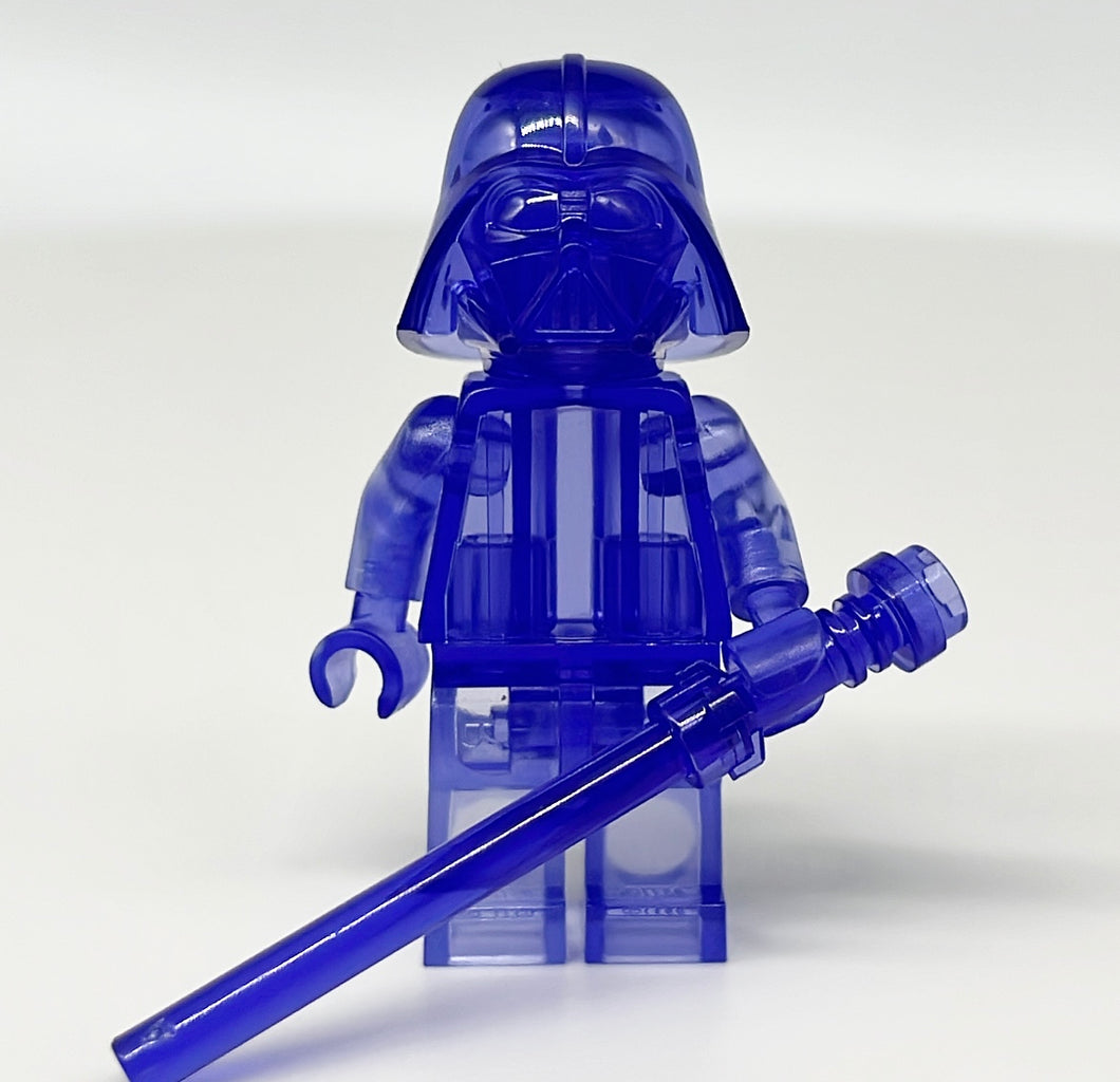LEGO Prototype Trans Purple Darth Vader Monochrome