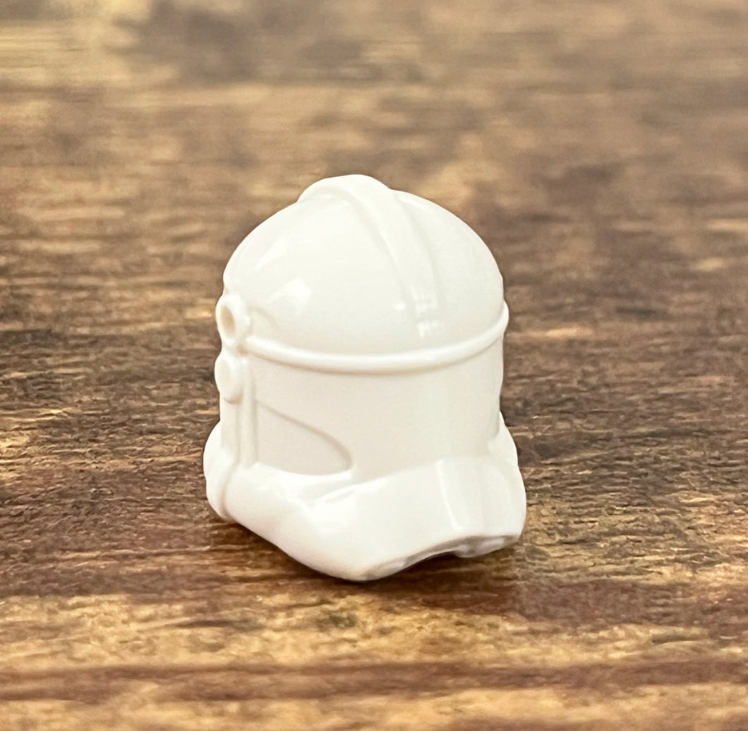 Official Blank White Phase 2 Clone Helmet with Holes (Official LEGO)