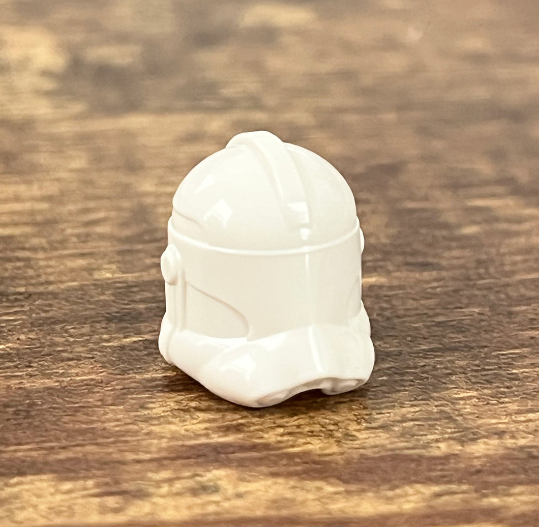 Official Blank White Phase 2 Clone Helmet (Official LEGO)