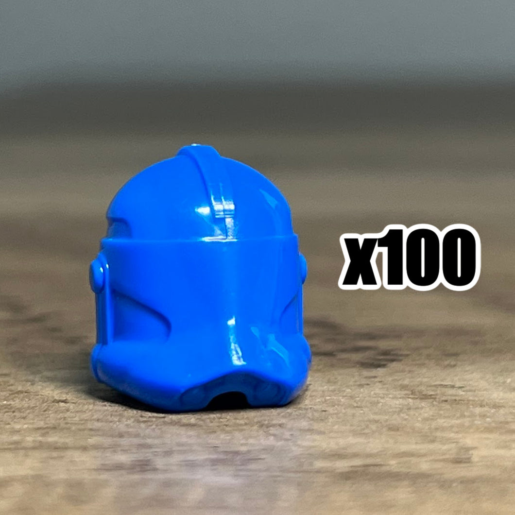 x100 Replica Blank Blue Phase 2 Clone Helmets