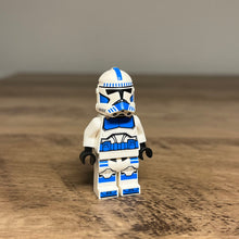 Load image into Gallery viewer, LEGO SW Custom Minifigure: Blue Shock Clone Trooper

