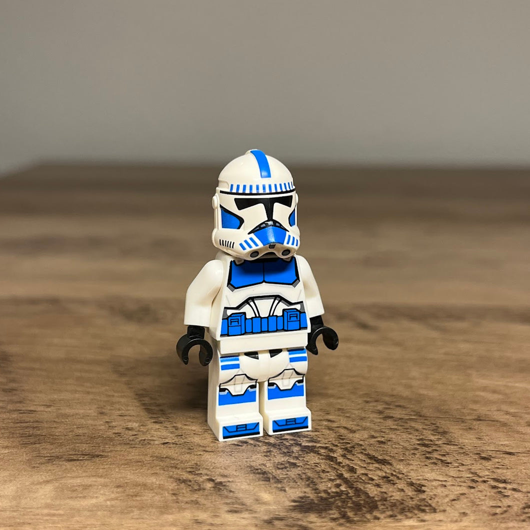 LEGO SW Custom Minifigure: Blue Shock Clone Trooper