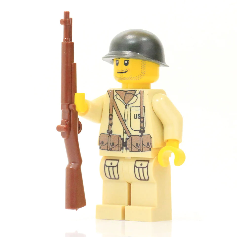 LEGO Custom Minifigure: WW2 American Rifleman