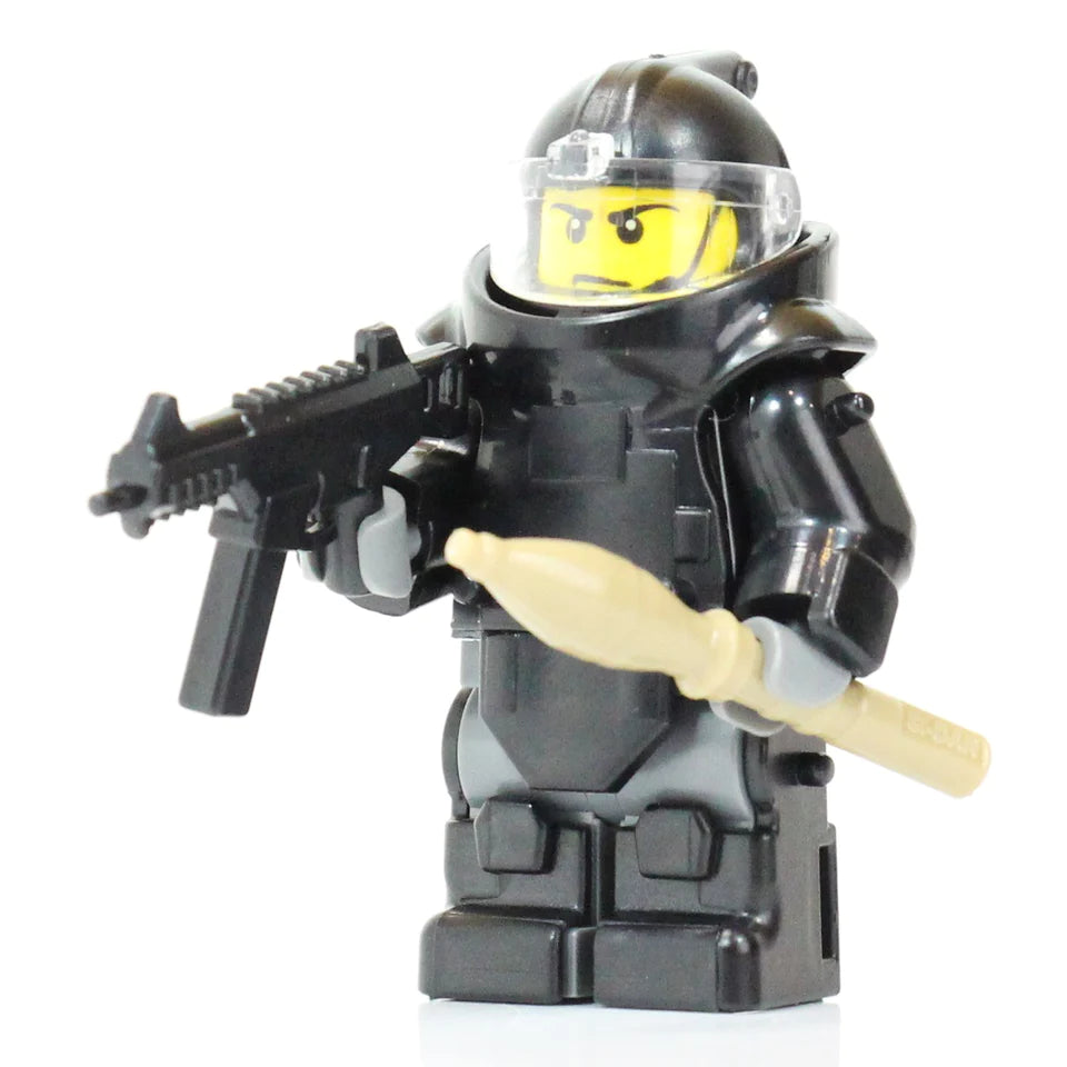 LEGO Custom Minifigure: Explosive Specialist (Black)