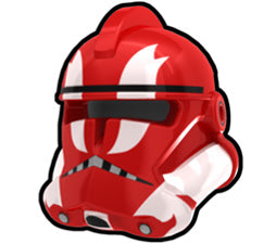 Clone Helmet: Red Commander Ganch Helmet (Arealight)