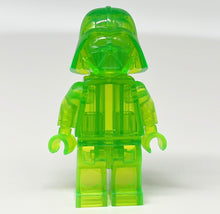 Load image into Gallery viewer, LEGO Prototype Trans Green Darth Vader Monochrome
