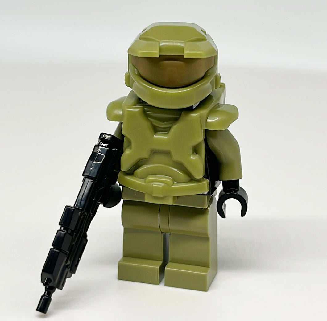 LEGO Custom Minifigure: Space Marine (Olive Green)