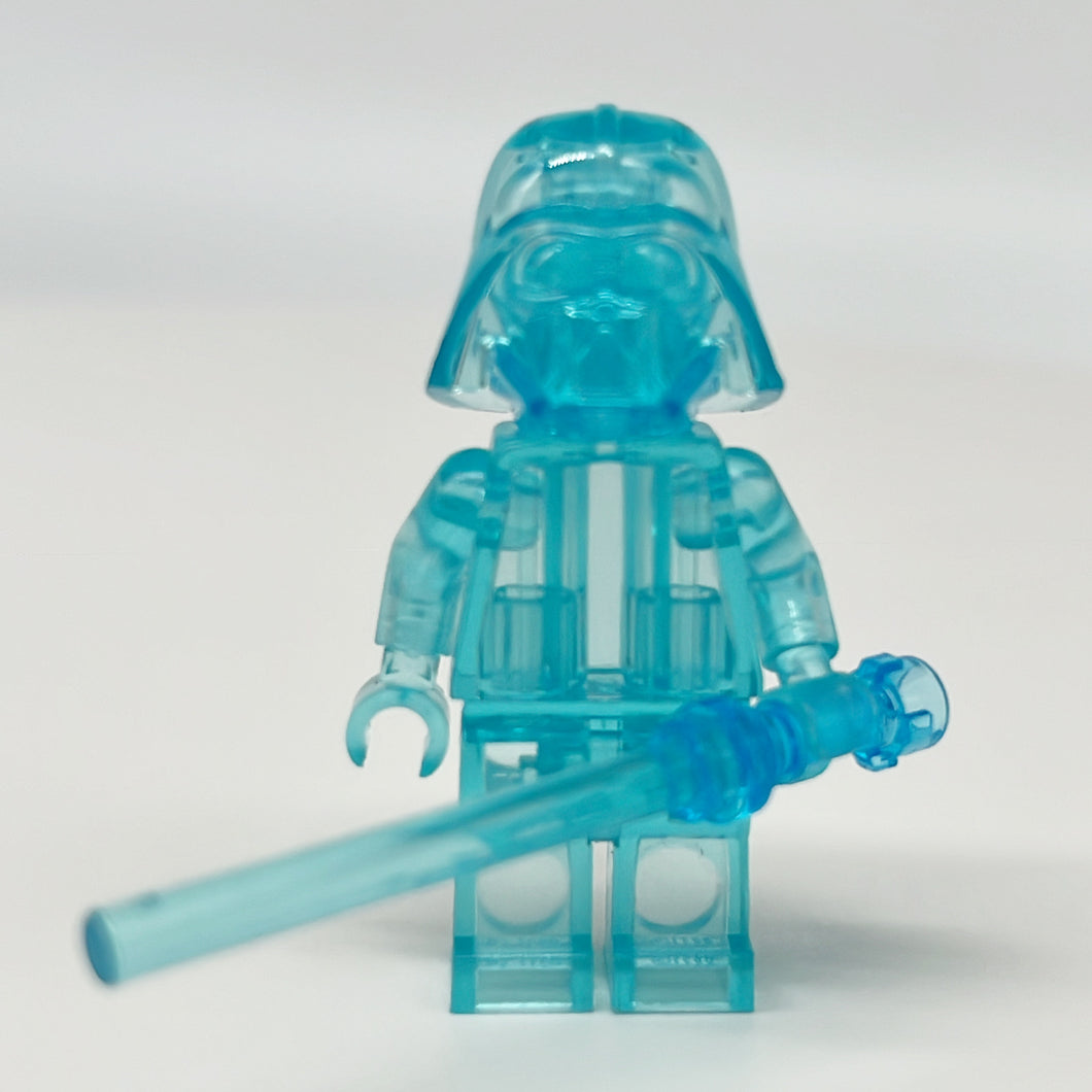 LEGO Prototype Trans Blue Darth Vader Monochrome