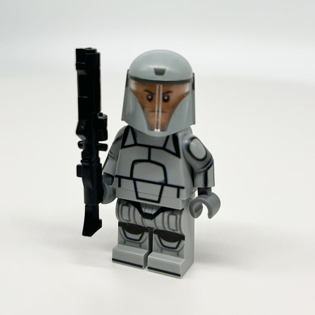 LEGO SW Custom Minifigure: Clone Cadet (Grey)