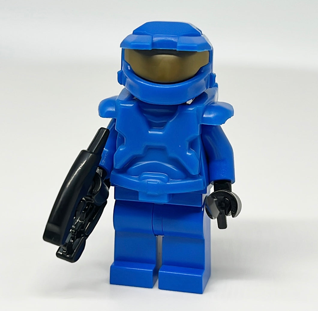 LEGO Custom Minifigure: Space Marine (Blue)