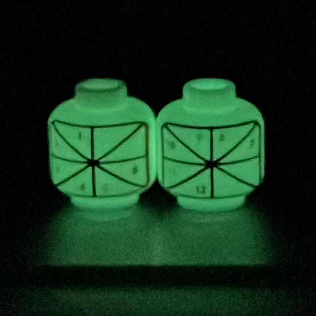 LEGO Minifigure Glow Factory Test Print Head (Printer Alignment) Prototype