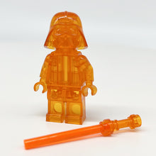 Load image into Gallery viewer, LEGO Prototype Trans Orange Darth Vader Monochrome
