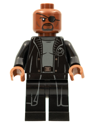 Official LEGO Minifigure: Nick Fury - Trench Coat